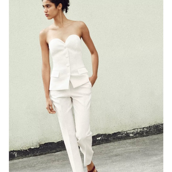 ZARA Satin Bustier Top – Size XS (NWT) - Picture 2 of 8